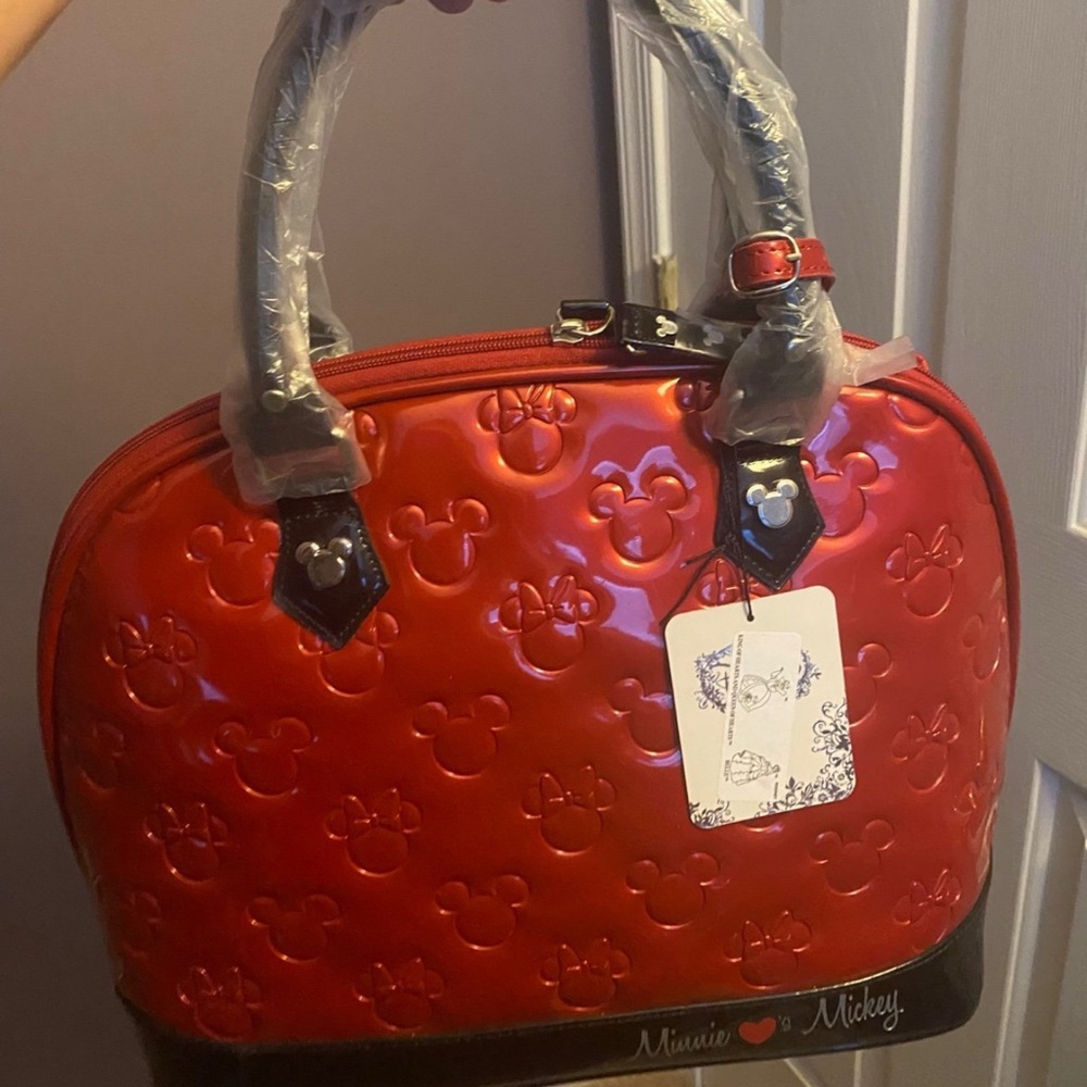 Loungefly Disney Minnie Mouse Red and Black Handbag